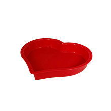 Amazon Vendor Premium Biscuit en silicone Coussin coeur Pan Rouge